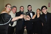 Brindis por el nuevo medico de la familia Villegas Rosa