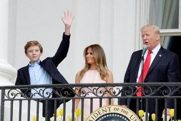 La Casa Blanca pide sacar a Barron Trump del ‘ojo del huracán’ luego de revelaciones de infidelidad del mandatario