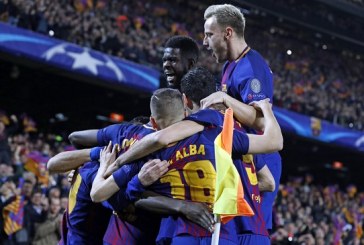 Con un doblete Messi llega a los 100 goles en la Liga de Campeones y el Barcelona avanzó a cuartos