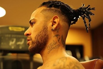 El nuevo look de Neymar mientras se recupera de la operación