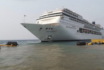 Los 1,800 pasajeros a bordo del crucero que impacta contra muelle de Roatán continuaron su recorrido