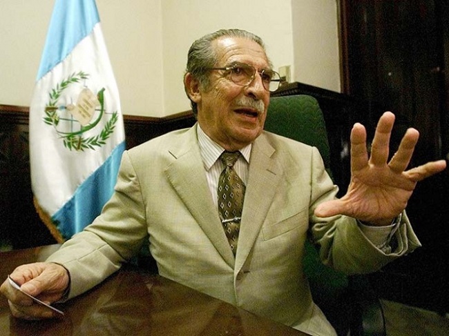 Muere el exdictador guatemalteco Efraín Ríos Montt, acusado de genocidio