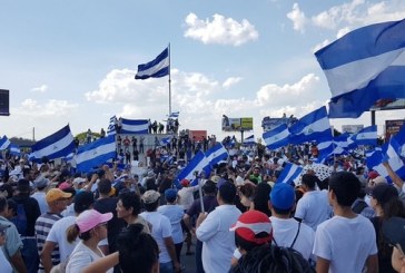 Masiva marcha de nicaraguenses en repudio a la represión del régimen de Daniel Ortega