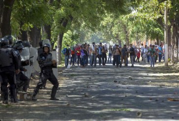Protestas en Nicaragua por aumento del monto de cotizaciones y reducción del 5% a la pensión