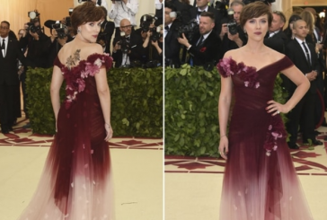 Polémica por el vestido que lució Scarlett Johansson en la gala del MET