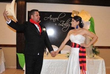 La boda de Arnol y Zully…Un enlace folklórico