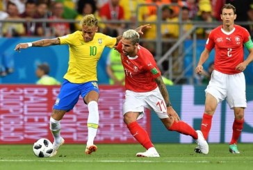 Brasil se atascó y decepciona en su debut mundialista al empatar 1 a 1 con Suiza