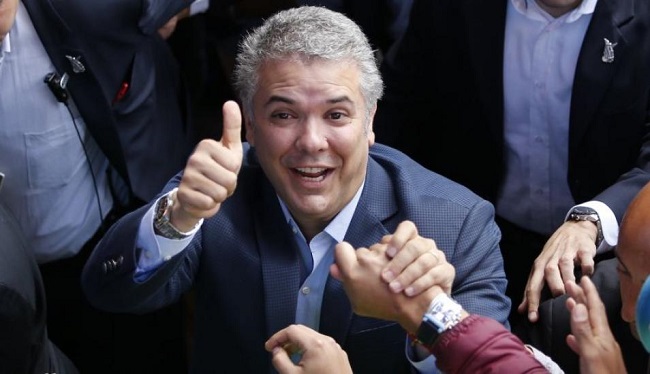 Iván Duque se impuso en segunda vuelta y es el nuevo presidente de Colombia