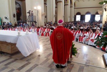 Sampedranos y sus autoridades festejan el aniversario de la ciudad con Misa en honor a San Pedro Apóstol