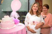 Un baby shower en rosa para Rhina de Discua