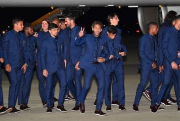 Neymar sorprendió a todos a su llegada a Rusia por su lujosa mochila