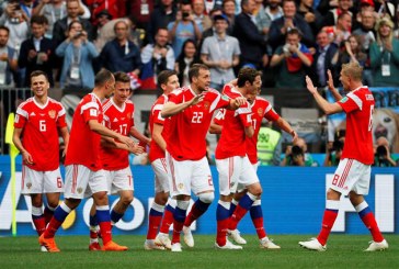 Rusia goleó 5 a 0 a Arabia Saudita en el primer partido del Mundial