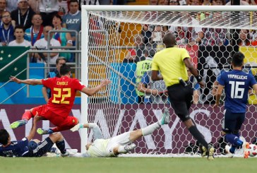 Bélgica venció 3-2 a Japón en el último minuto del partido y clasifica a cuartos de final