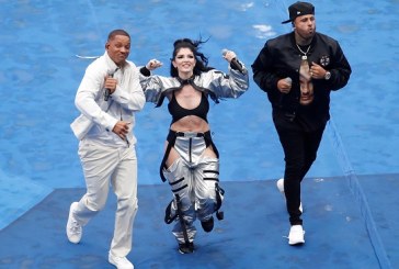 Will Smith, Nicky Jam y Era Istrefi fueron los protagonistas del show de clausura del Mundial de Rusia