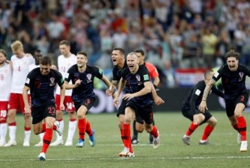 Croacia venció a Dinamarca en los penales y avanzó a los cuartos de final