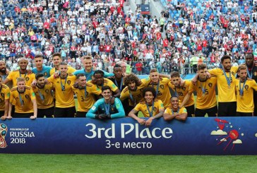 Bélgica se impuso a Inglaterra por 2-0 y consigue un histórico tercer puesto en una Copa del Mundo
