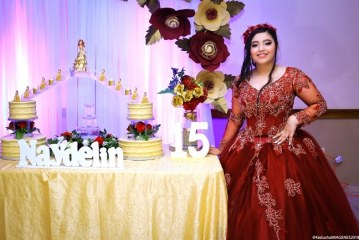 ¡Como toda una princesa! Naydelin celebró sus 15 años