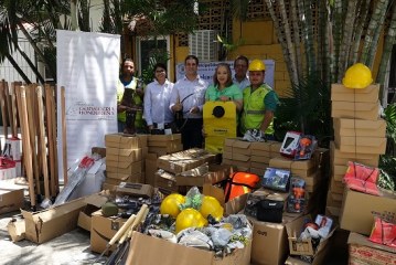 Fundación Cervecería Hondureña entrega a Dima equipo para el combate y control de incendios forestales