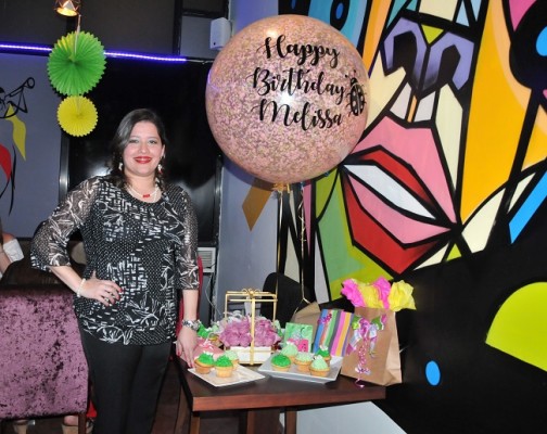 Melissa celebró su cumpleaños con sus más íntimas amistades en el exclusivo ambiente de La Marguerita