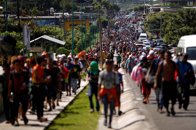 Más de 7 mil personas van en caravana de migrantes hacia EEUU dice la ONU