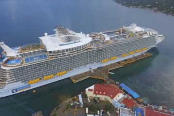 Symphony of the Seas: La ciudad flotante más grande del mundo llegó a Roatán