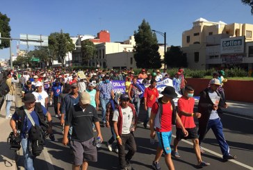 Caravana de migrantes decidieron salir de Ciudad de México rumbo a los EEUU a pie