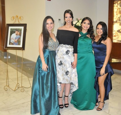 Carmen Salvadó, Daniela Delgado, Alba Delgado y Gaby Perdomo