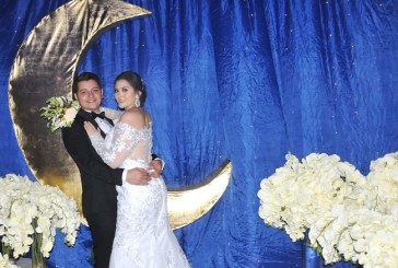 Giselle y Anuar: ¡feliz matrimonio en un escenario auténtico!