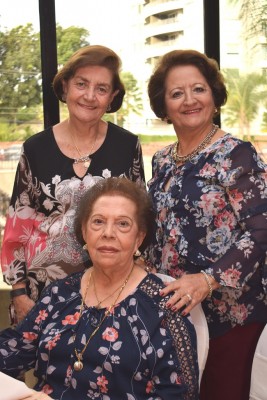Graciela Chahín, Mary de Handal y Jeannette Salomón