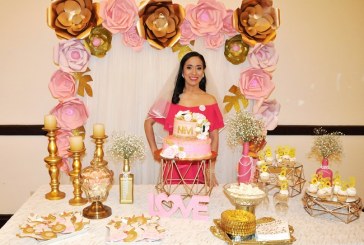 Un bridal shower en rosa para Nevia Alejandra