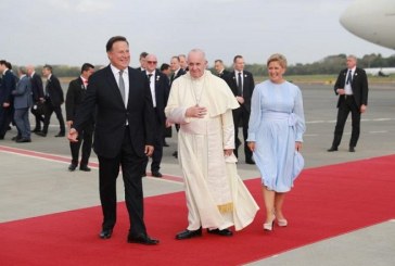 El papa Francisco ya está en Panamá