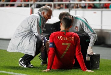 Cristiano Ronaldo se lesionó en el partido disputado por Portugal ante Serbia y pone a temblar a la Juventus