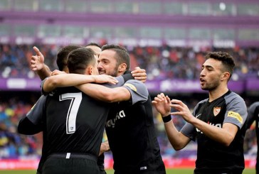 El Sevilla sigue su camino hacia la Champions al imponerse 0-2 al Real Valladolid