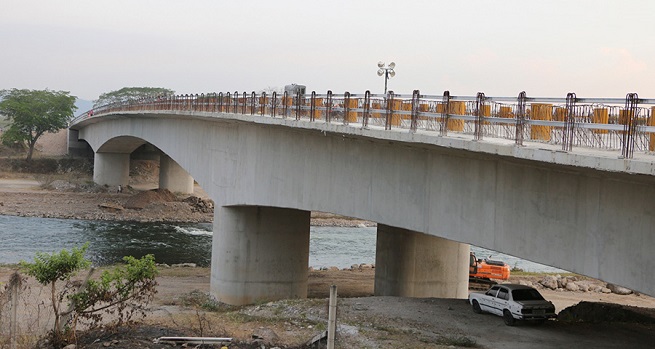 El próximo lunes habilitarán puente sobre el río Humuya en Santa Rita