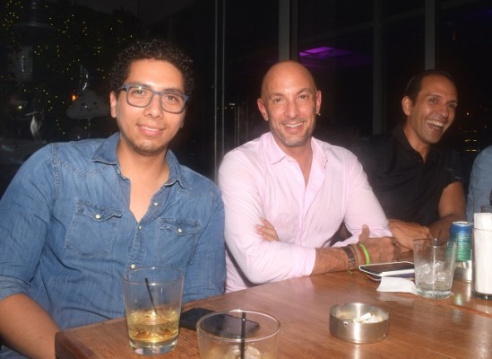 Carlos Medina, José Fabio Garnier y Luis Camacho.