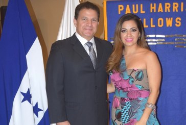 Jesús Canahuati y Andrea Díaz de Quintana reciben Reconocimiento Socio Paul Harris