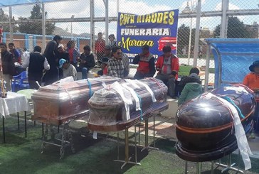 ¿Cual medallas? Premian con ataúdes a ganadores de un campeonato de fútbol