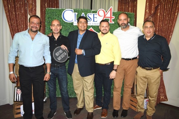 Fawzy Musleh, Edgar Navas, Edwin Pérez, Héctor Fajardo, Arturo Alvarado y Ricardo Cáceres