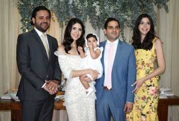 Una luz bella ilumina a la pequeña Camila Monterroso en su bautizo