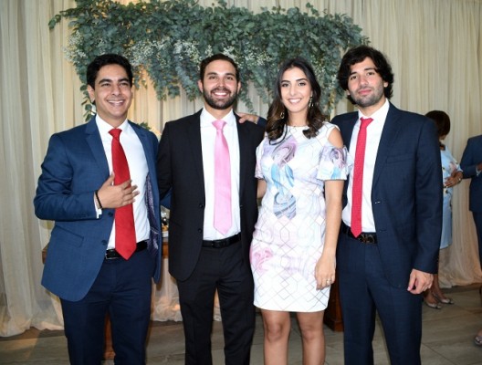 Rodrigo, Juan, Fabiola y Fabrizio Monterroso