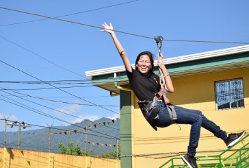 Deporte extremo en la senior entrance de la Holy Family