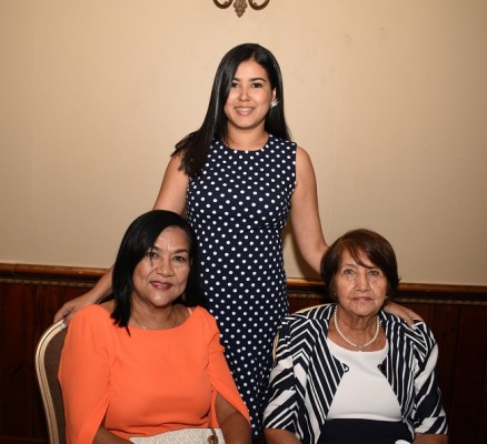 Fanny Díaz, Miriam Vásquez y Yoconda Martínez