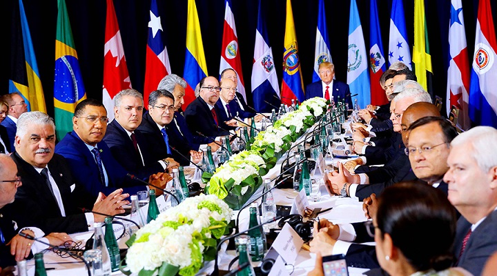 Hernández participa en encuentro auspiciado por Trump sobre crisis en Venezuela