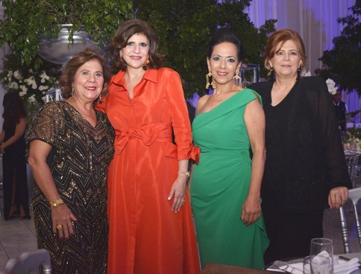 Cinthia Nasser, Jackie Kattán de Khoury, Lorette Kawas y Sobeyda Saybe.