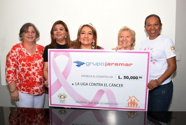 Grupo Jaremar entrega importante donativo a la Liga Contra el Cáncer