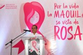 Lanzan campaña de lucha contra el cáncer de mama “Por la vida la maquila se viste de rosa”