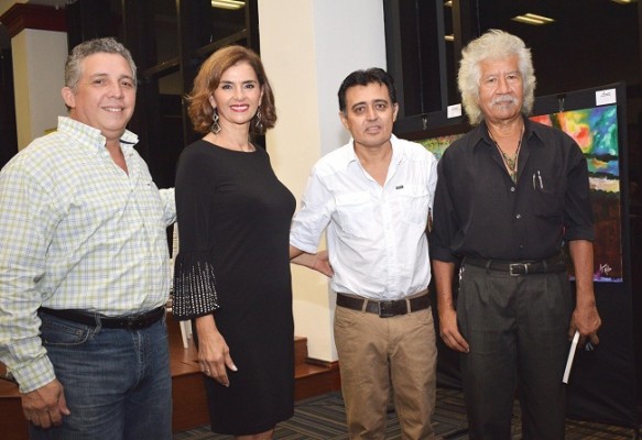 Marvin Mendieta, Suyapa Monterroso, Manuel Guzmán y Turcio Noyola