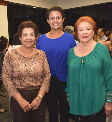 Mirian de Rivera, Lesbia Cubas e Hilda de Córdoba.
