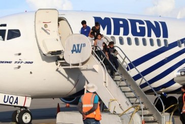 Llega vuelo con 129 hondureños retornados voluntariamente desde México