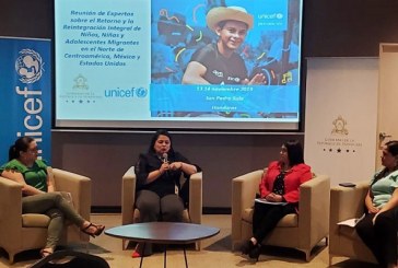 Unicef pone de referente a Honduras en servicios de recepción y reintegración de migrantes retornados